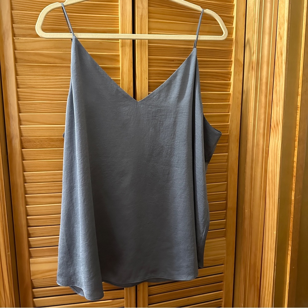 Express V-Neck Downtown Cami double lined swing tank top